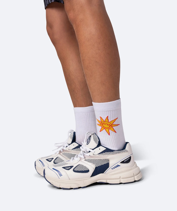 SUNSHINE TENNIS SOCKS - WHITE