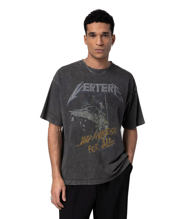 Justice T-Shirt - Washed Black