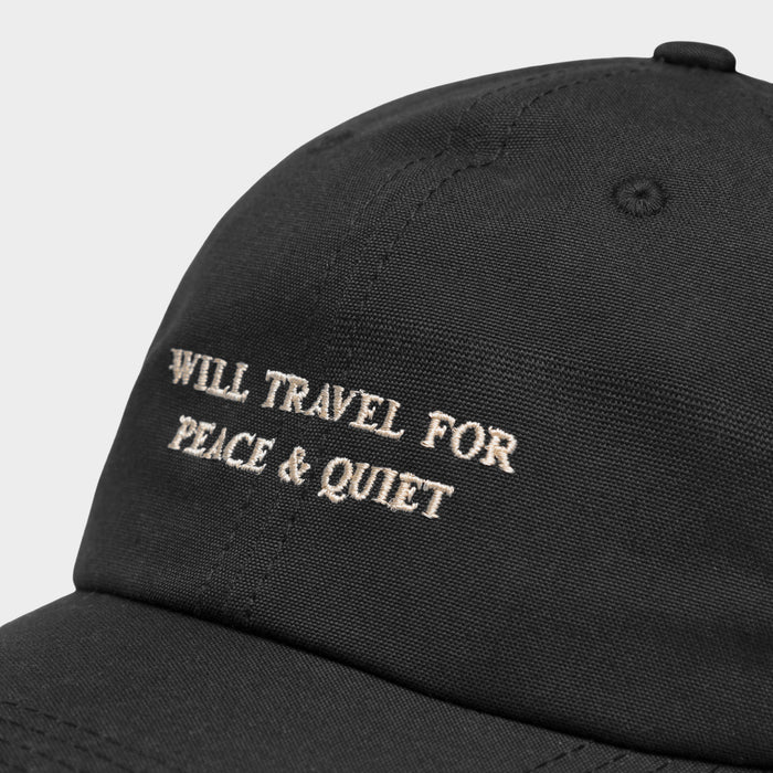 CASQUETTE SOUPLE - Slussen Will Travel - NOIR