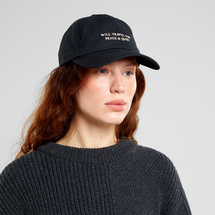 CASQUETTE SOUPLE - Slussen Will Travel - NOIR