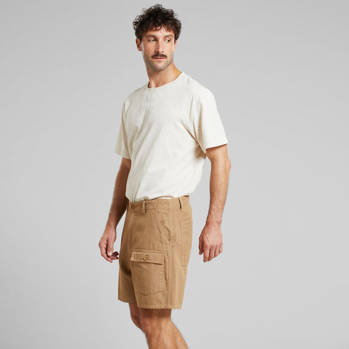 Cargo Shorts Muddus Canvas - Kelp Beige