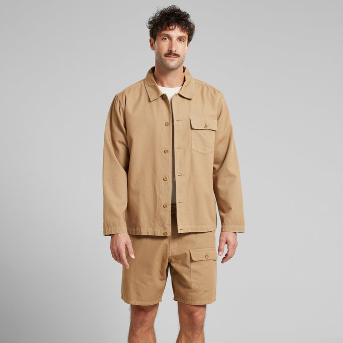 Cargo Shorts Muddus Canvas - Kelp Beige