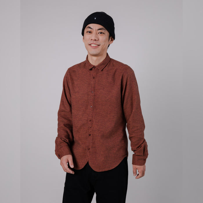 MOULINE REGULAR - Shirt - Orange