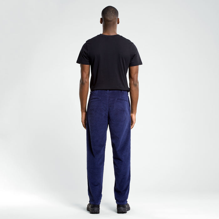 SOLLENTUNA CORDUROY - Pantalon Marine