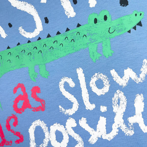 ASAP AS SLOW AS POSSIBLE UNISEX - Print T-Shirt - Light blue