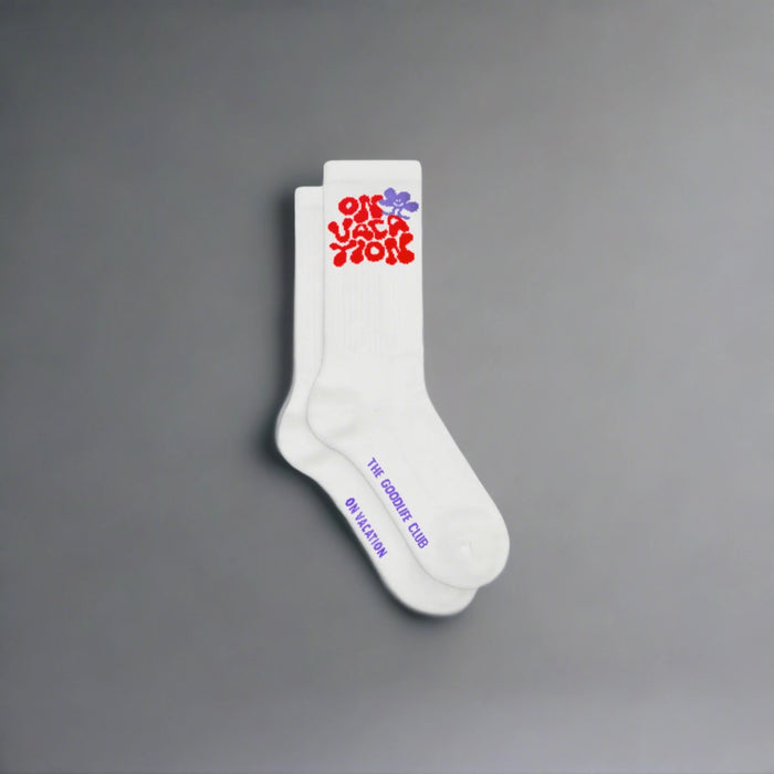 GOODLIFE CLUB TENNIS SOCKS - WHITE