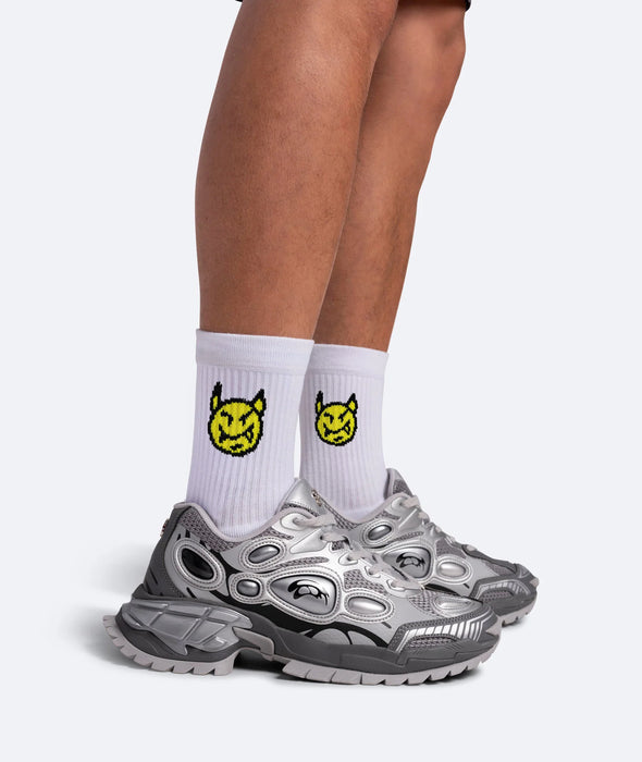 Devil Tennis Socks - White