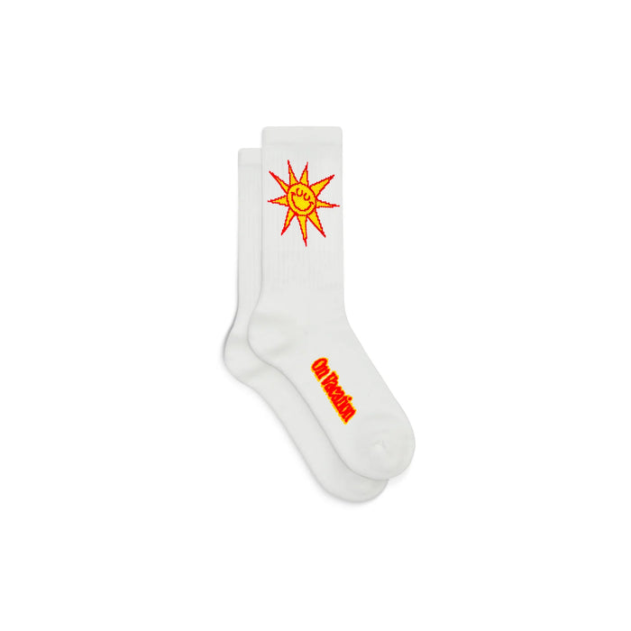 SUNSHINE TENNIS SOCKS - WHITE