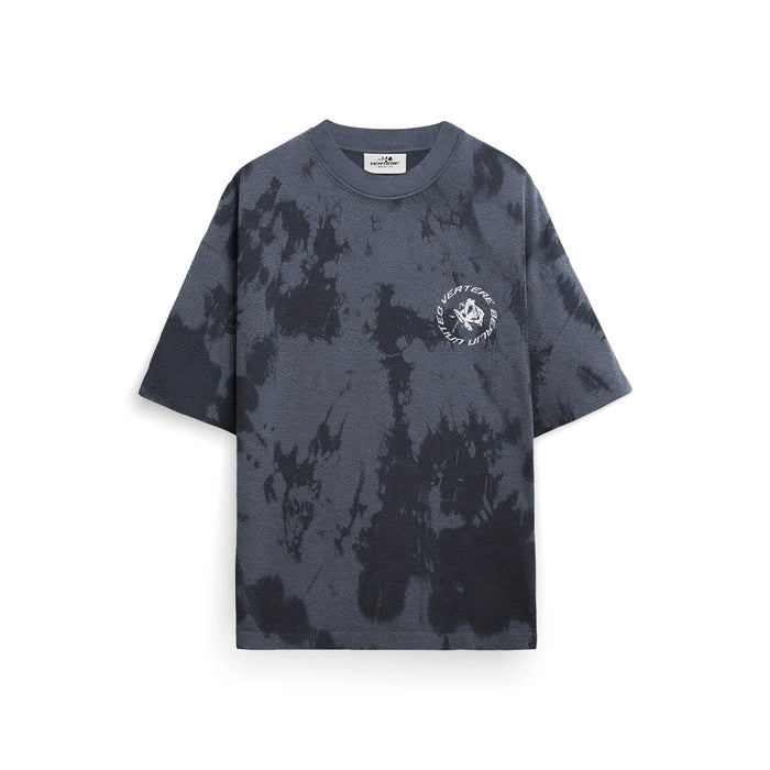 Distressed Rose T-Shirt - Navy