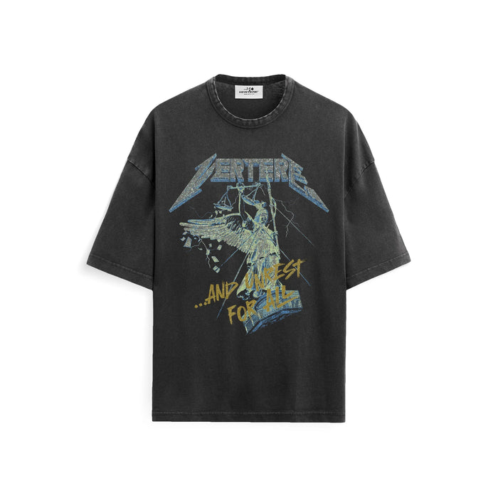 Justice T-Shirt - Washed Black