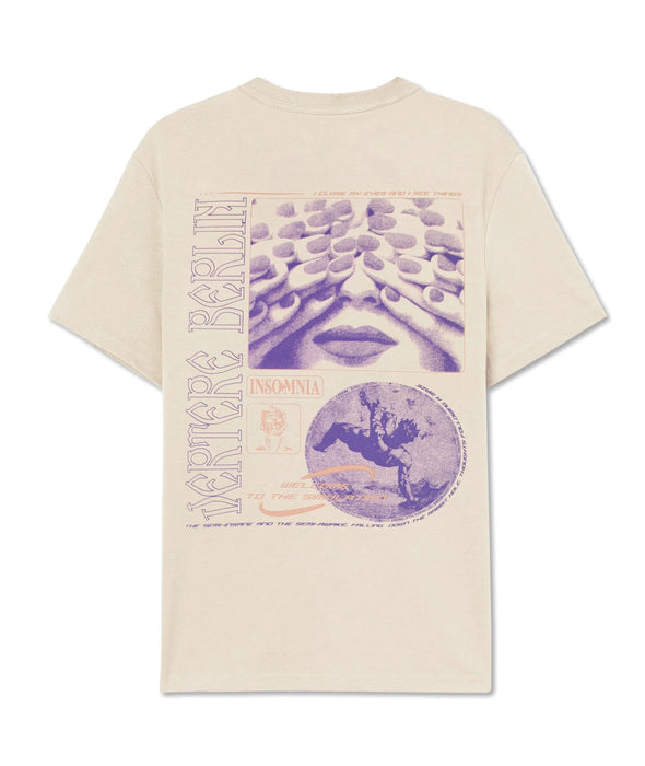 INSOMNIA UNISEX - Print T-shirt - Sand