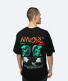 AMORE UNISEX - Print T-shirt - Black - Vertere Berlin