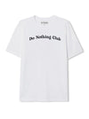 BUBBLY DO NOTHING CLUB UNISEX - Print T-Shirt - White - On Vacation Club