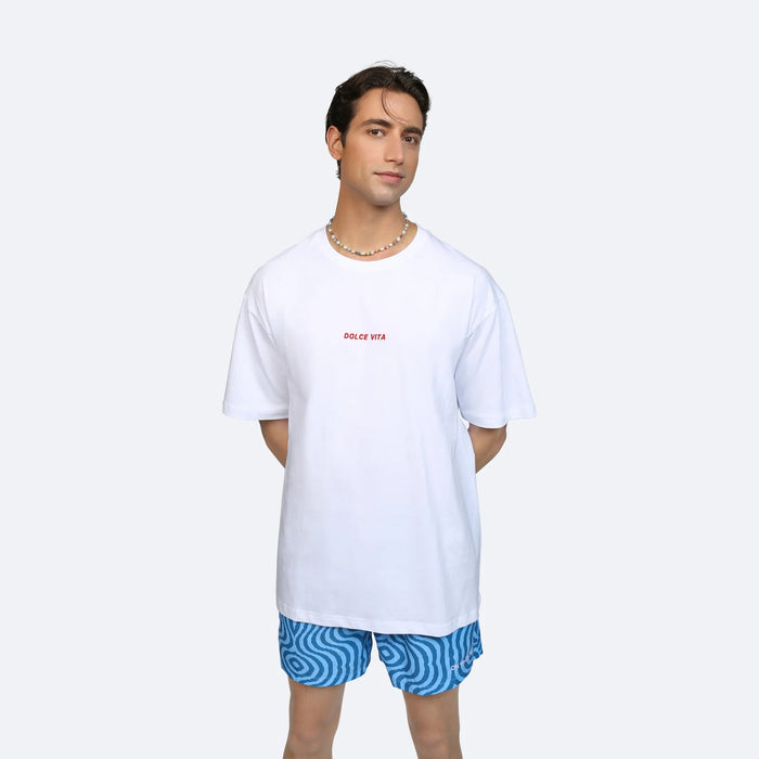 DOLCE VITA UNISEX - T-Shirt - White - On Vacation Club