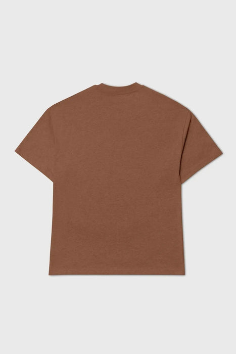 Everyday Oversized Fit - Basic T-shirt - Brown - Nu-in