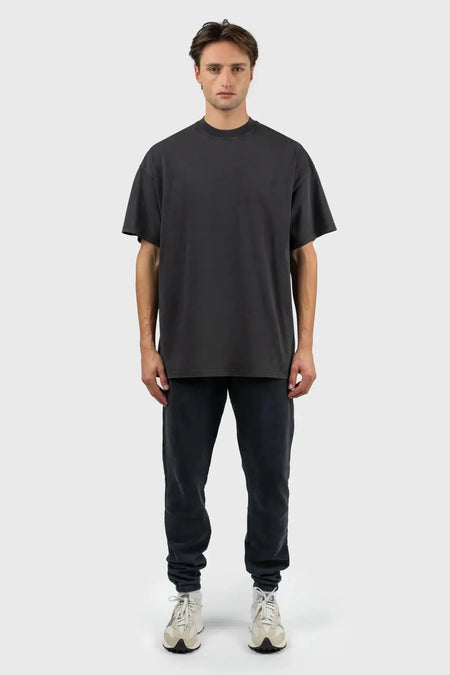 Everyday Oversized Fit - Basic T-shirt - Washed black - Nu-in