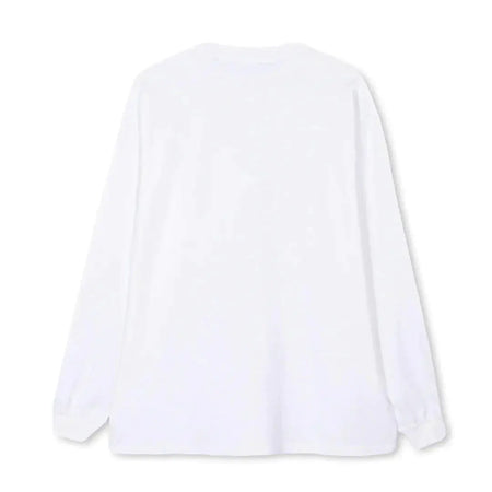 Everyday Oversized Long Sleeve - Basic Sweatshirt - White - Nu-in