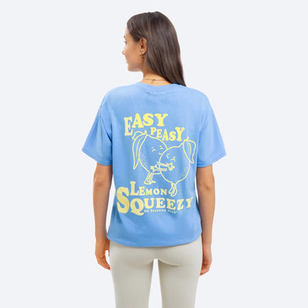 LEMON SQUEEZY UNISEX - T-Shirt - Light Blue - On Vacation Club