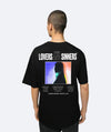 LOVERS AND SINNERS UNISEX - Print T-Shirt - Black - Vertere Berlin