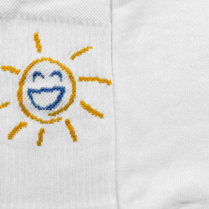 SUN SMILE TENNIS UNISEX - Socks - White - On Vacation Club