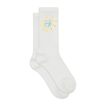 SUN SMILE TENNIS UNISEX - Socks - White - On Vacation Club